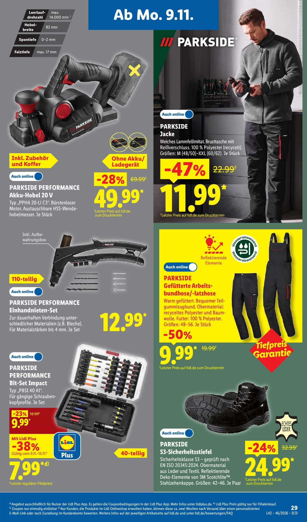 Leták Lidl Německo 9.11.-14.11.2026 strana 17