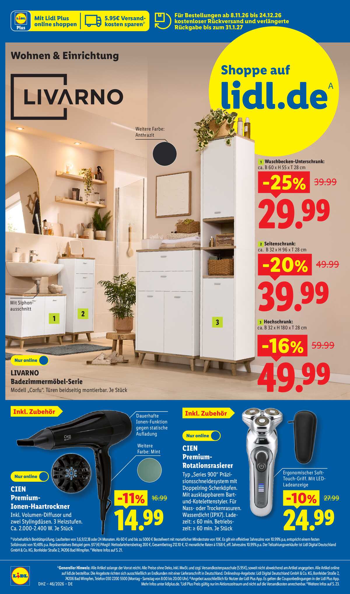 Leták Lidl Německo 9.11.-14.11.2026 strana 18