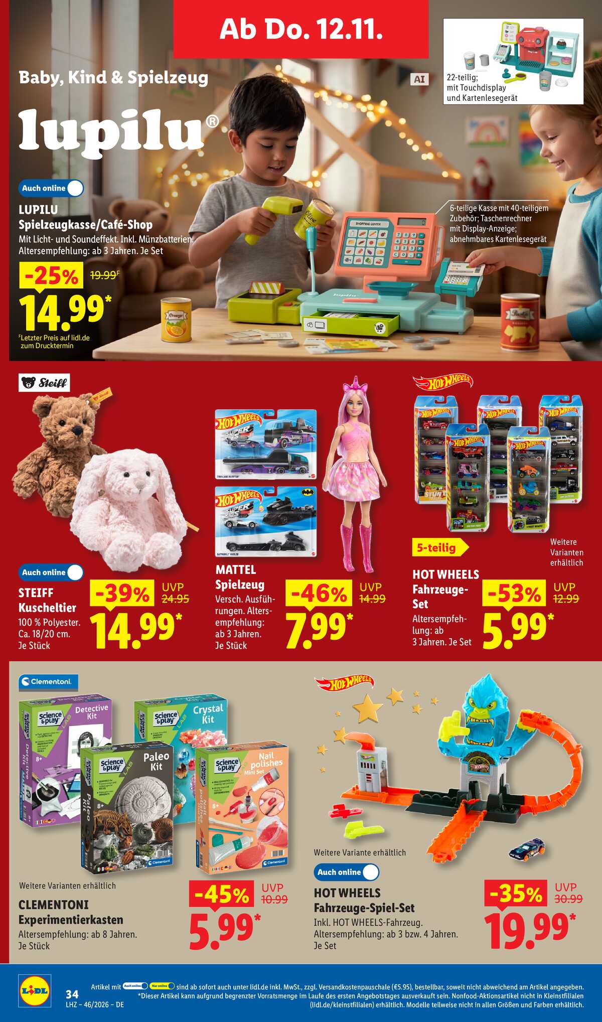Leták Lidl Německo 9.11.-14.11.2026 strana 22