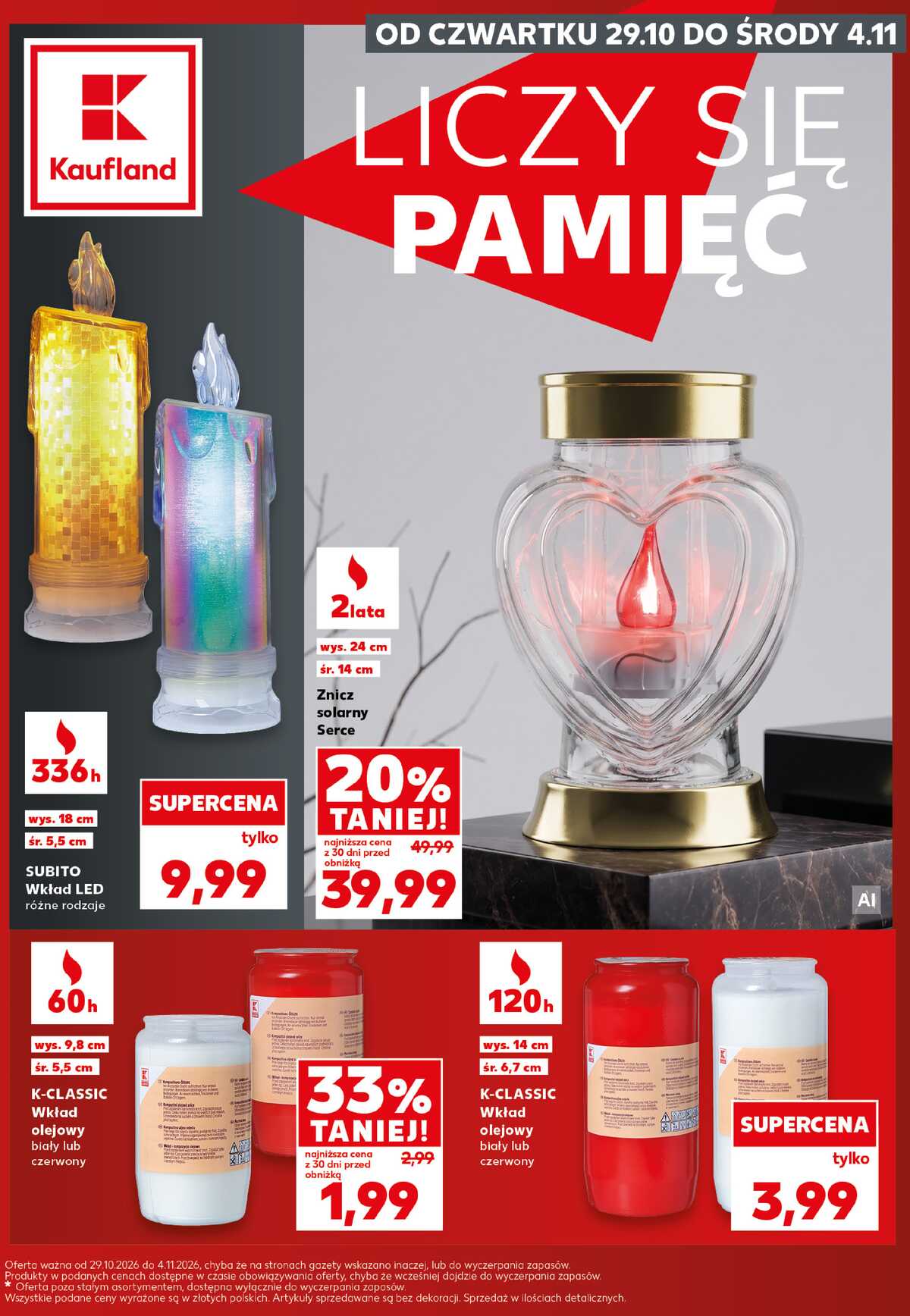 Leták Kaufland Polsko 29.10.-4.11.2026 strana 1