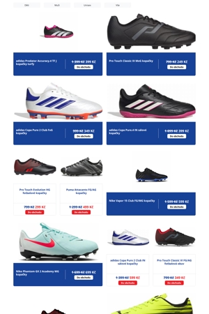 Intersport Kopačky a míče - 28. 10. 2026