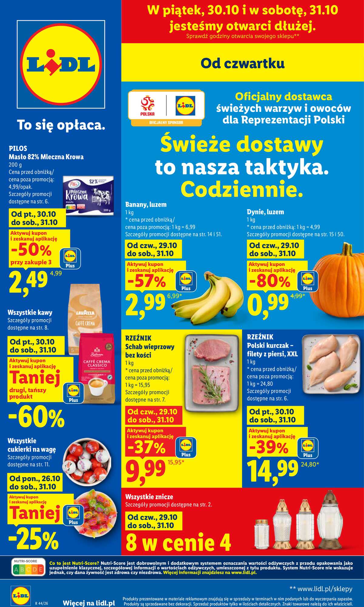 Leták Lidl Polsko 29.10.-31.10.2026 - Leták strana 1
