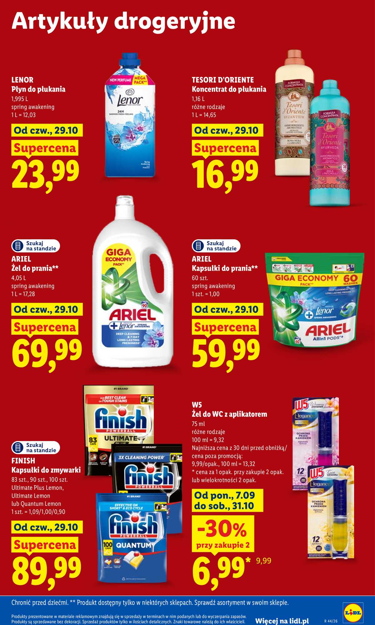 Leták Lidl Polsko 29.10.-31.10.2026 - Leták strana 109