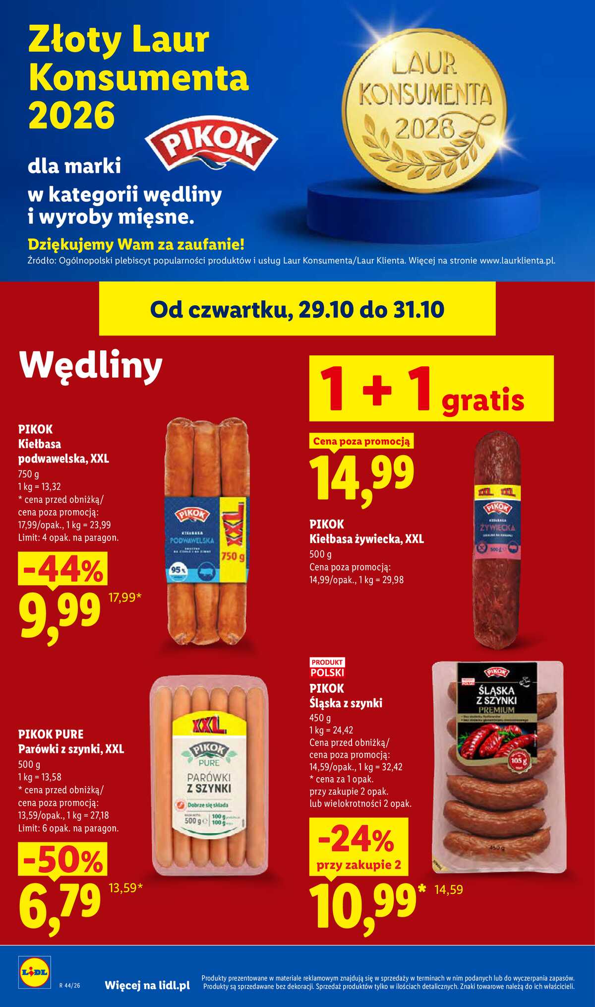 Leták Lidl Polsko 29.10.-31.10.2026 - Leták strana 64