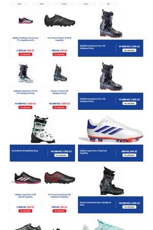Intersport Boty - 29. 10. 2026
