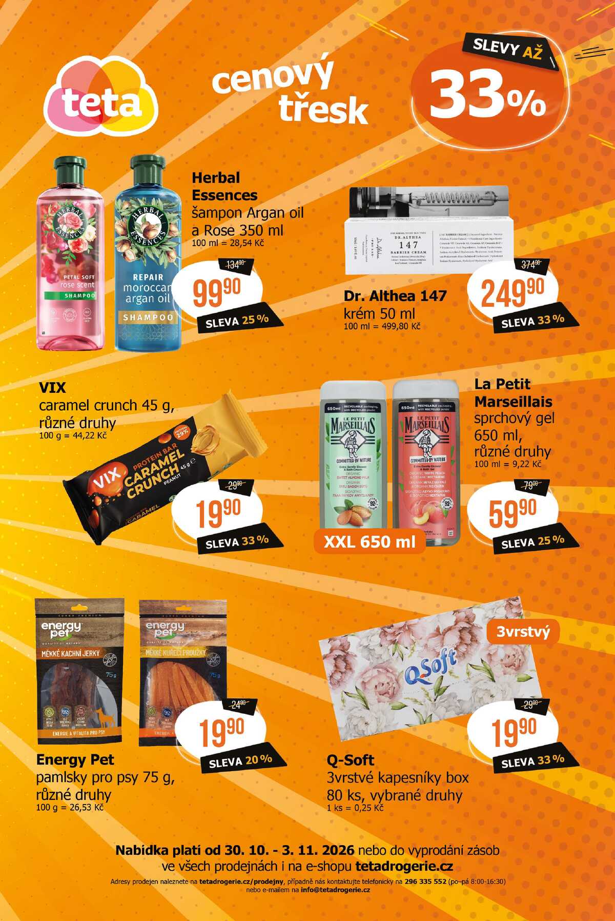 Teta drogerie Cenový třesk od 30.10. do 3.11.2026 strana 2