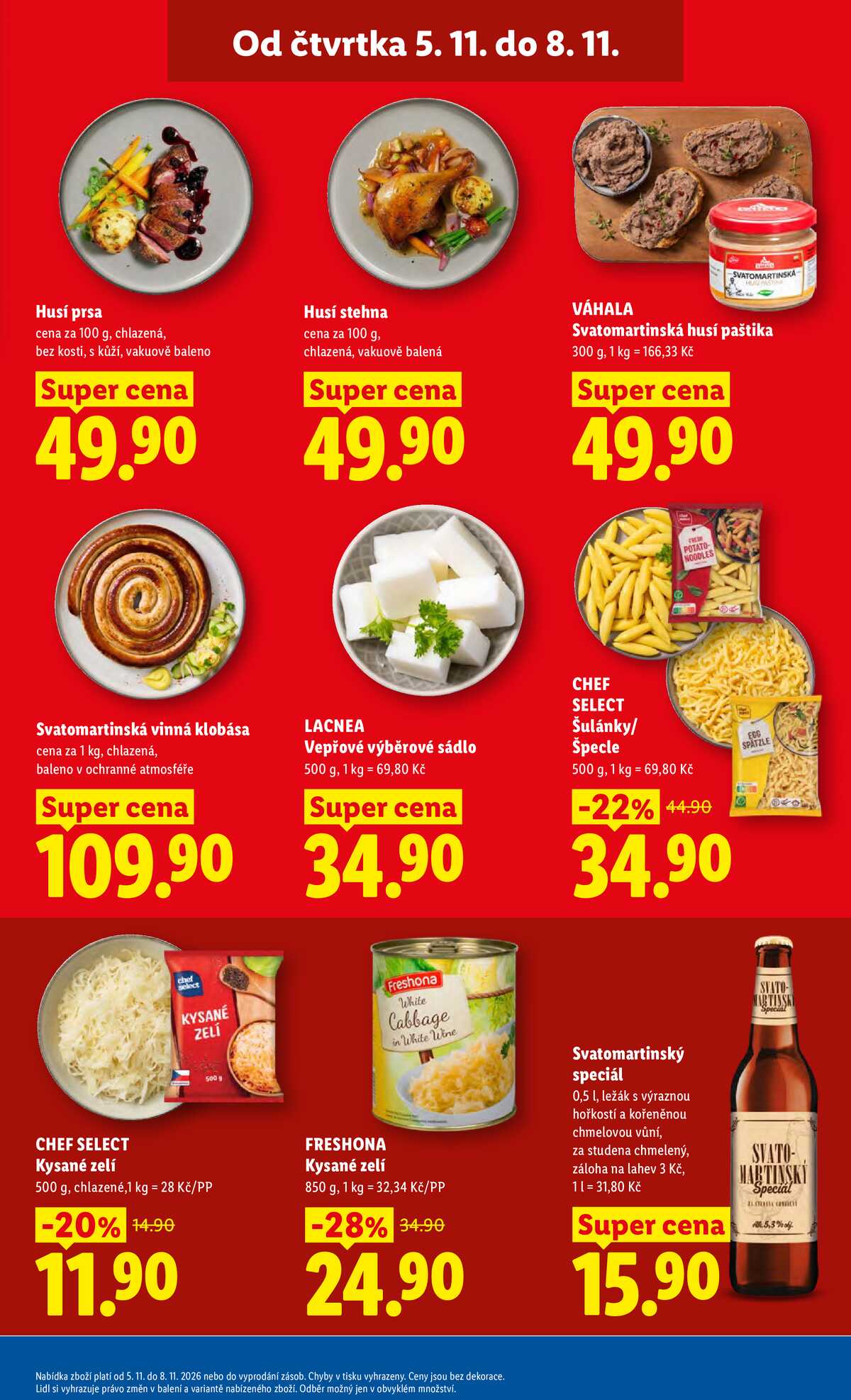 Lidl Čtvrtek od 5.11. do 8.11.2026 strana 21