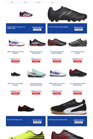 Intersport Kopačky a míče - 31. 10. 2026