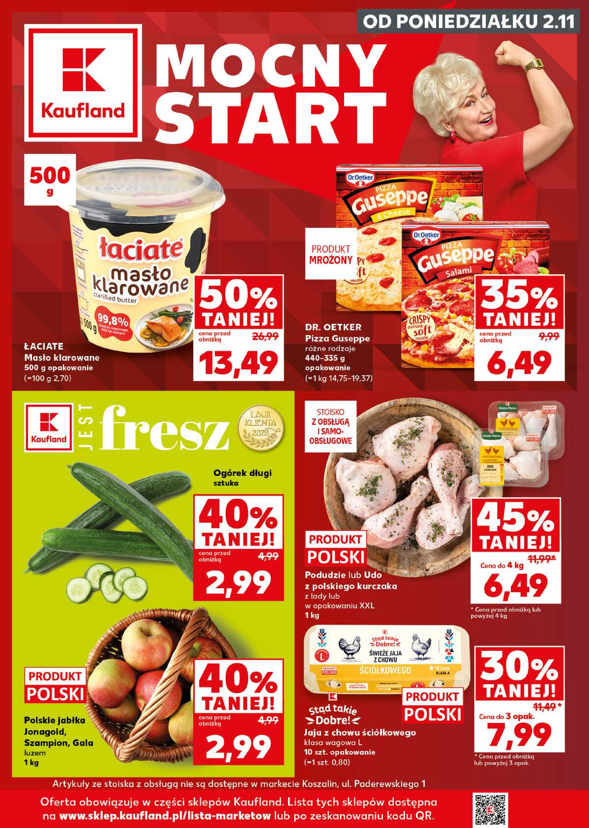 Leták Kaufland Polsko 2.11.-4.11.2026 - Silný start strana 1