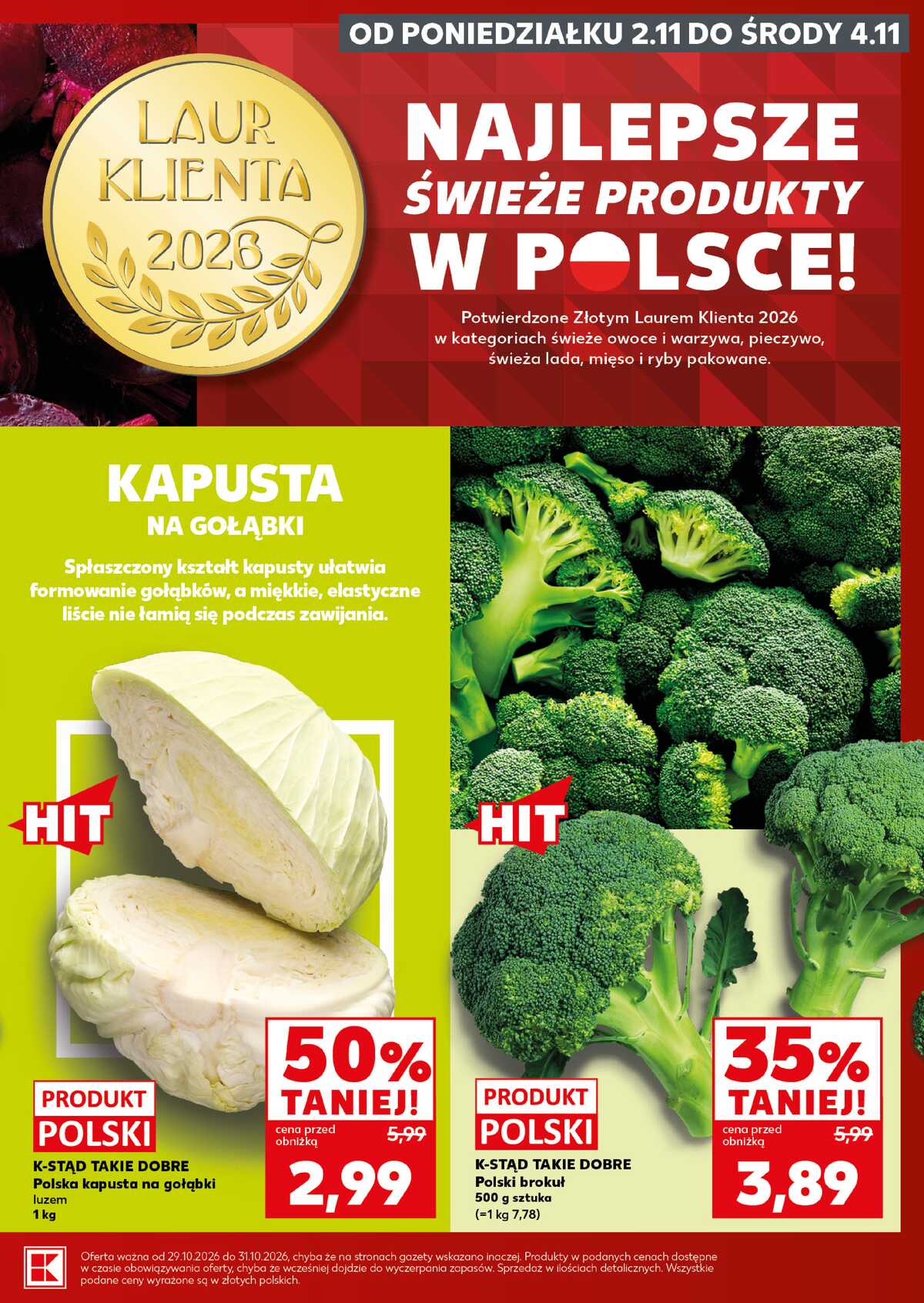 Leták Kaufland Polsko 2.11.-4.11.2026 - Silný start strana 3