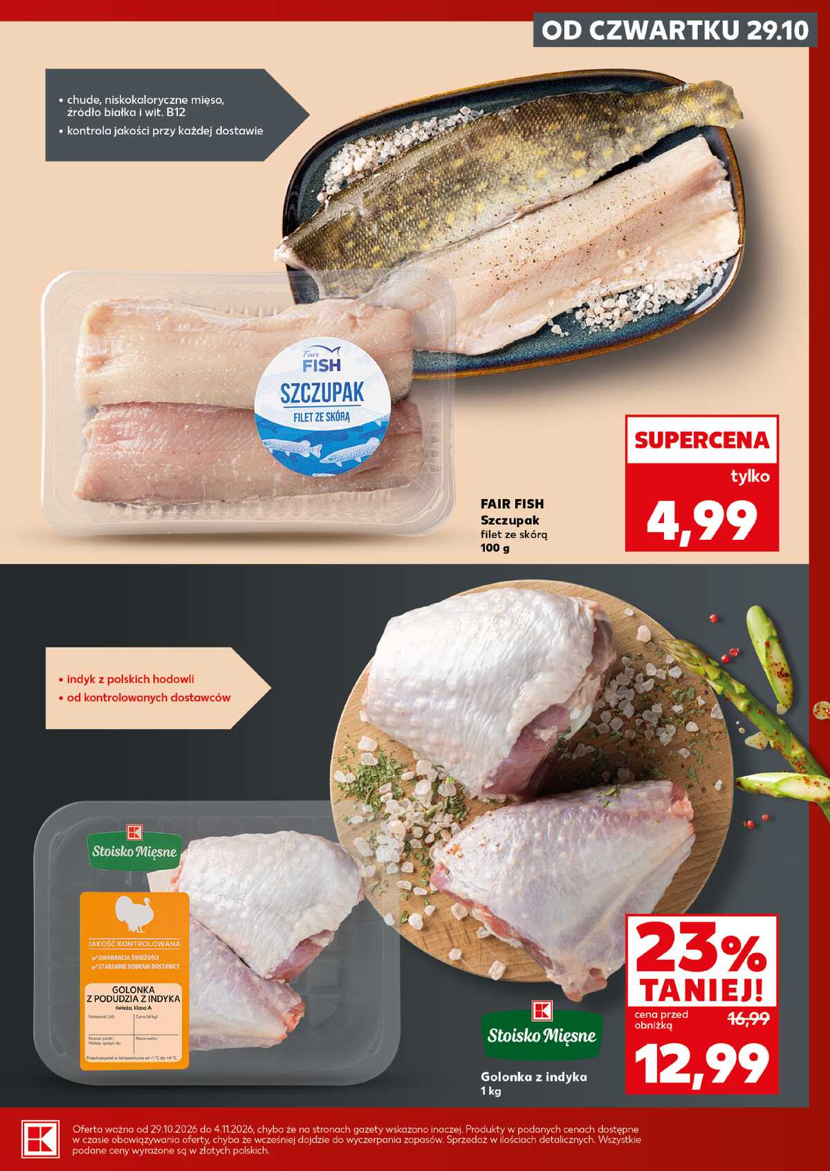 Leták Kaufland Polsko 2.11.-4.11.2026 - Silný start strana 23