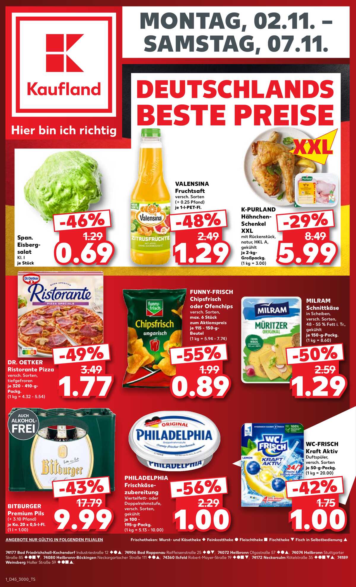 Leták Kaufland Německo 31.10.-31.10.2026 strana 1
