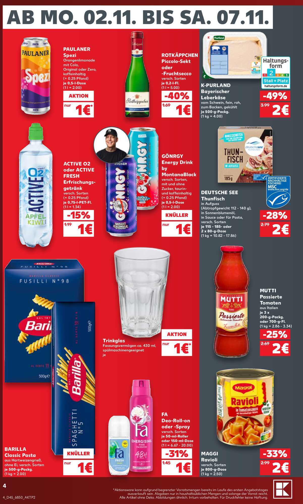 Leták Kaufland Německo 31.10.-31.10.2026 strana 4