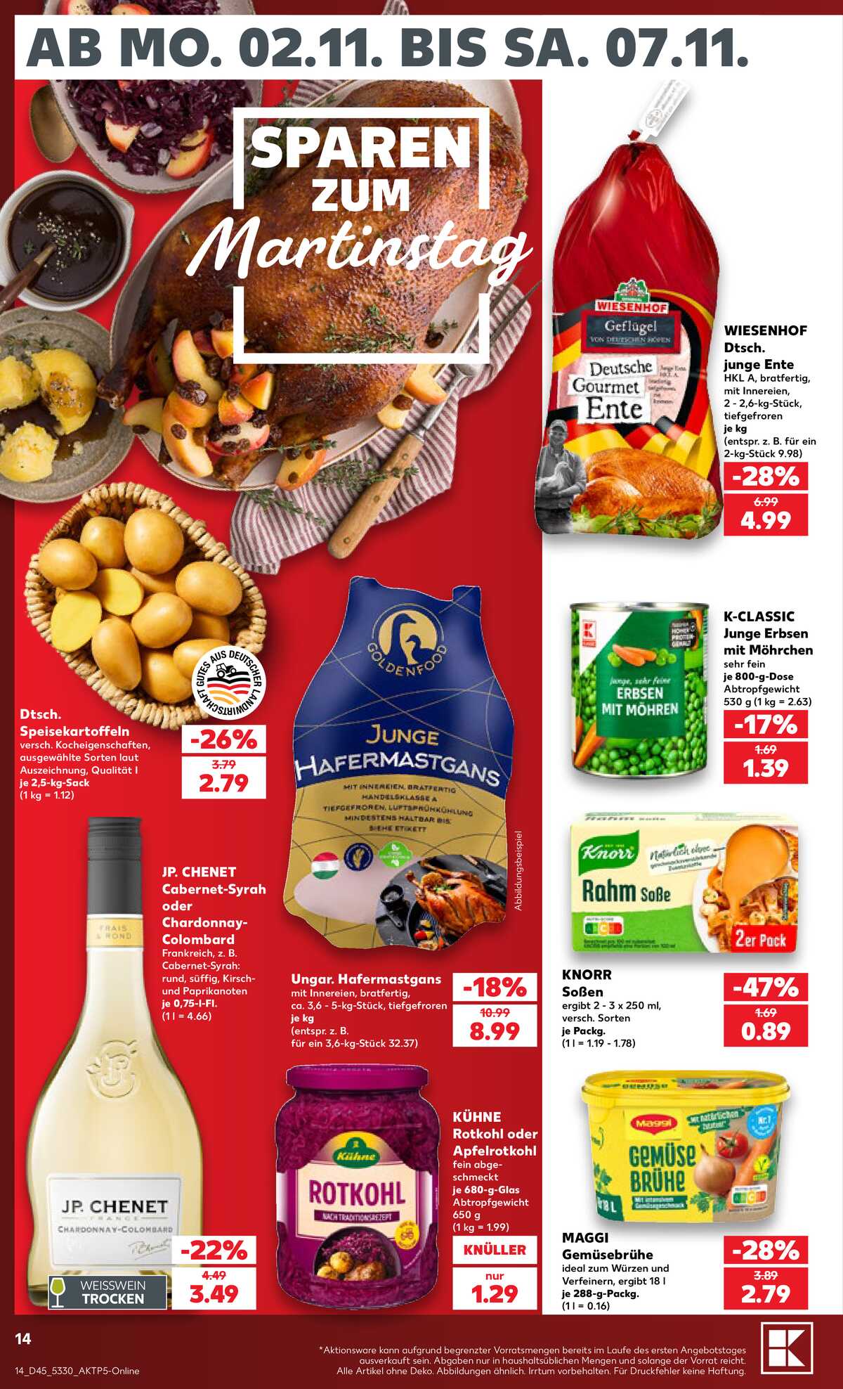 Leták Kaufland Německo 31.10.-31.10.2026 strana 14