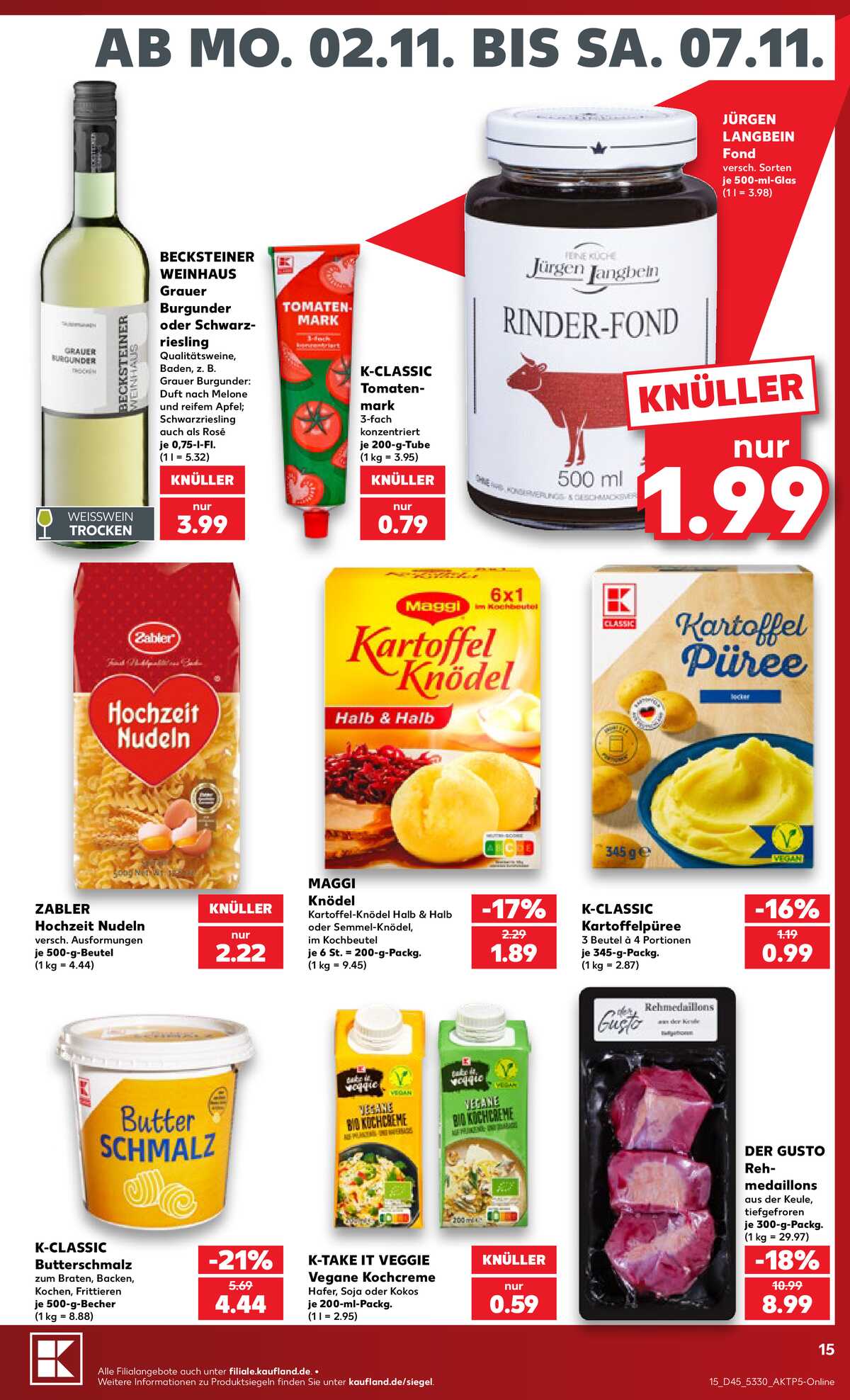 Leták Kaufland Německo 31.10.-31.10.2026 strana 15