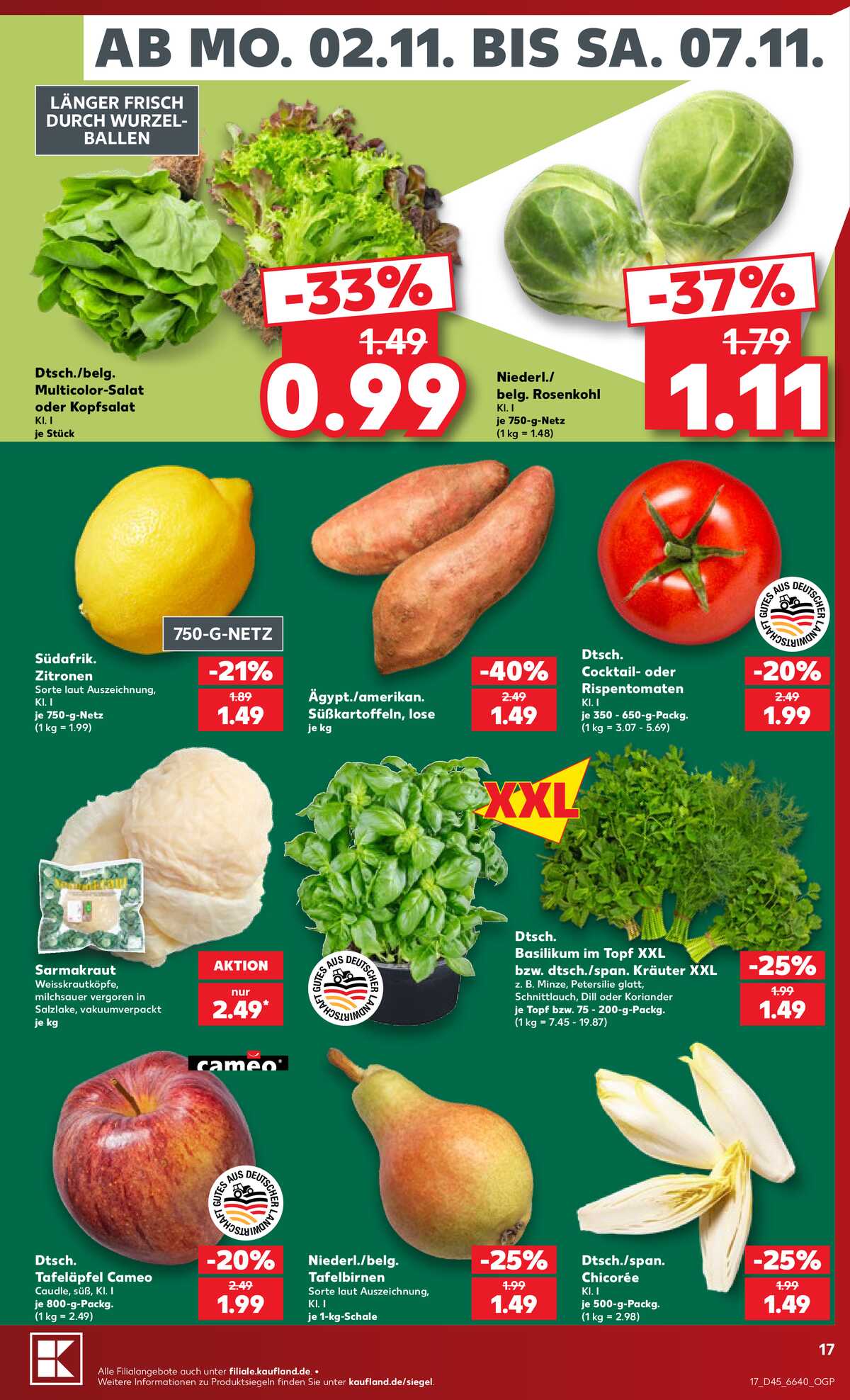 Leták Kaufland Německo 31.10.-31.10.2026 strana 17