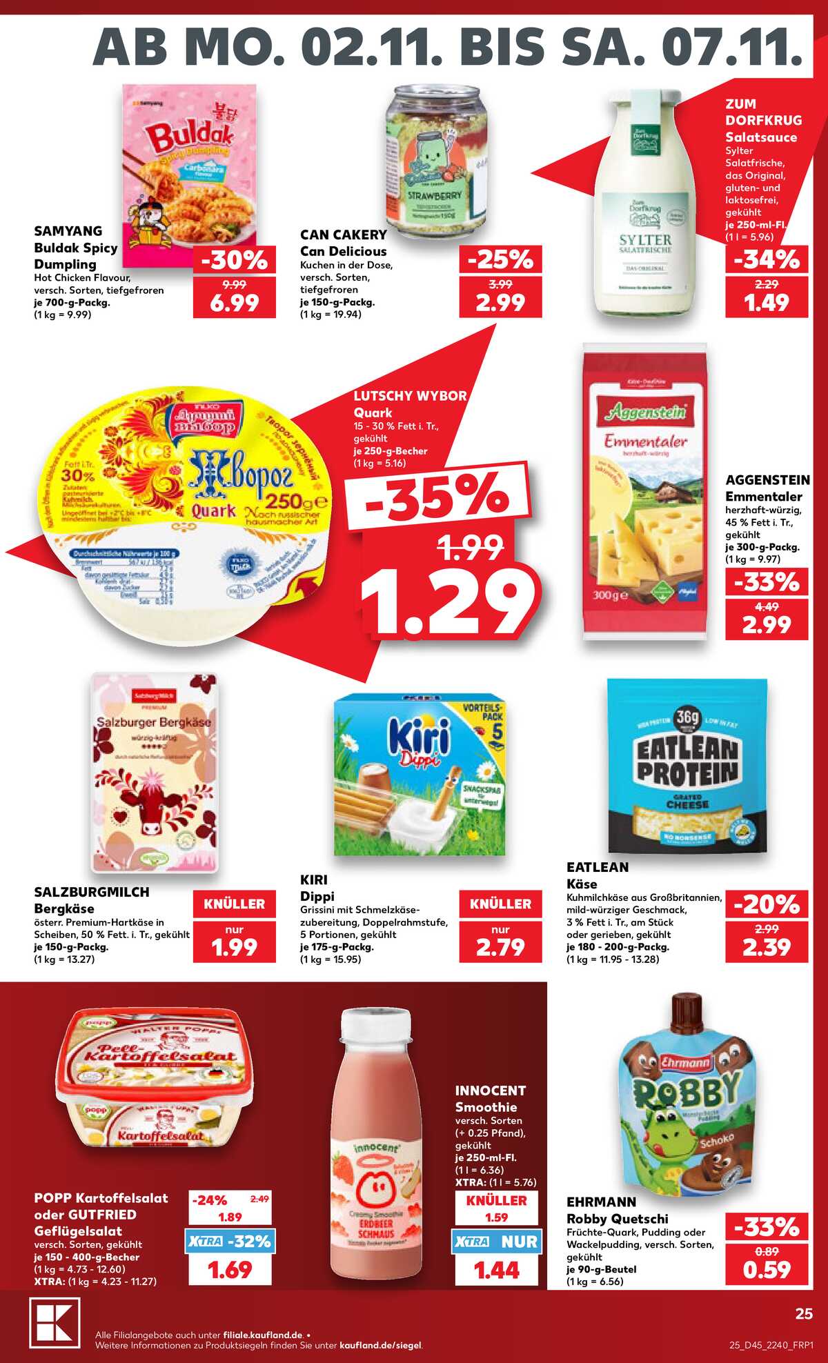 Leták Kaufland Německo 31.10.-31.10.2026 strana 25