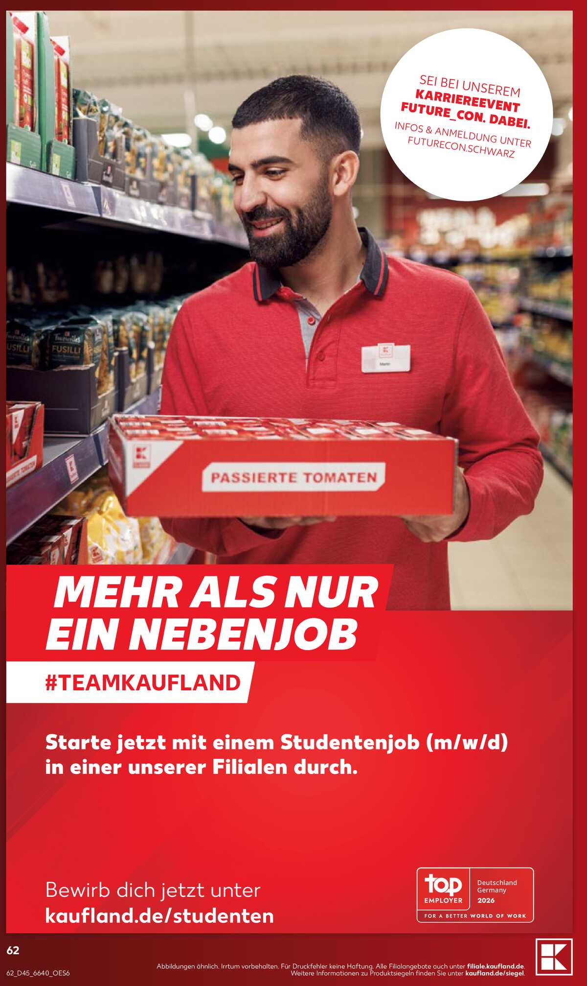 Leták Kaufland Německo 31.10.-31.10.2026 strana 62