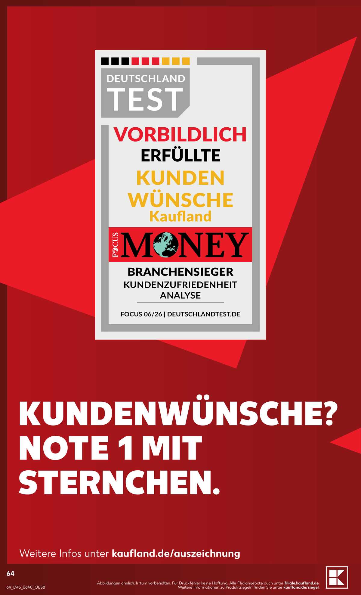 Leták Kaufland Německo 31.10.-31.10.2026 strana 64