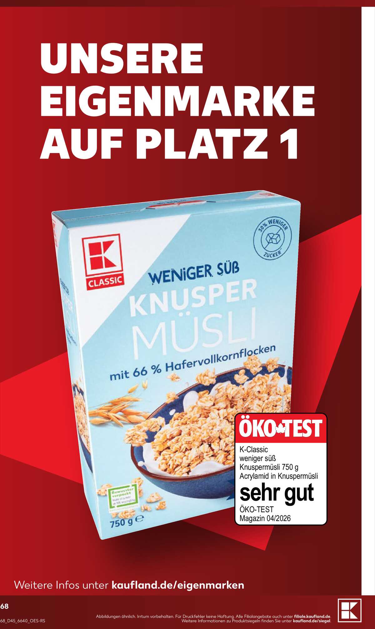 Leták Kaufland Německo 31.10.-31.10.2026 strana 68