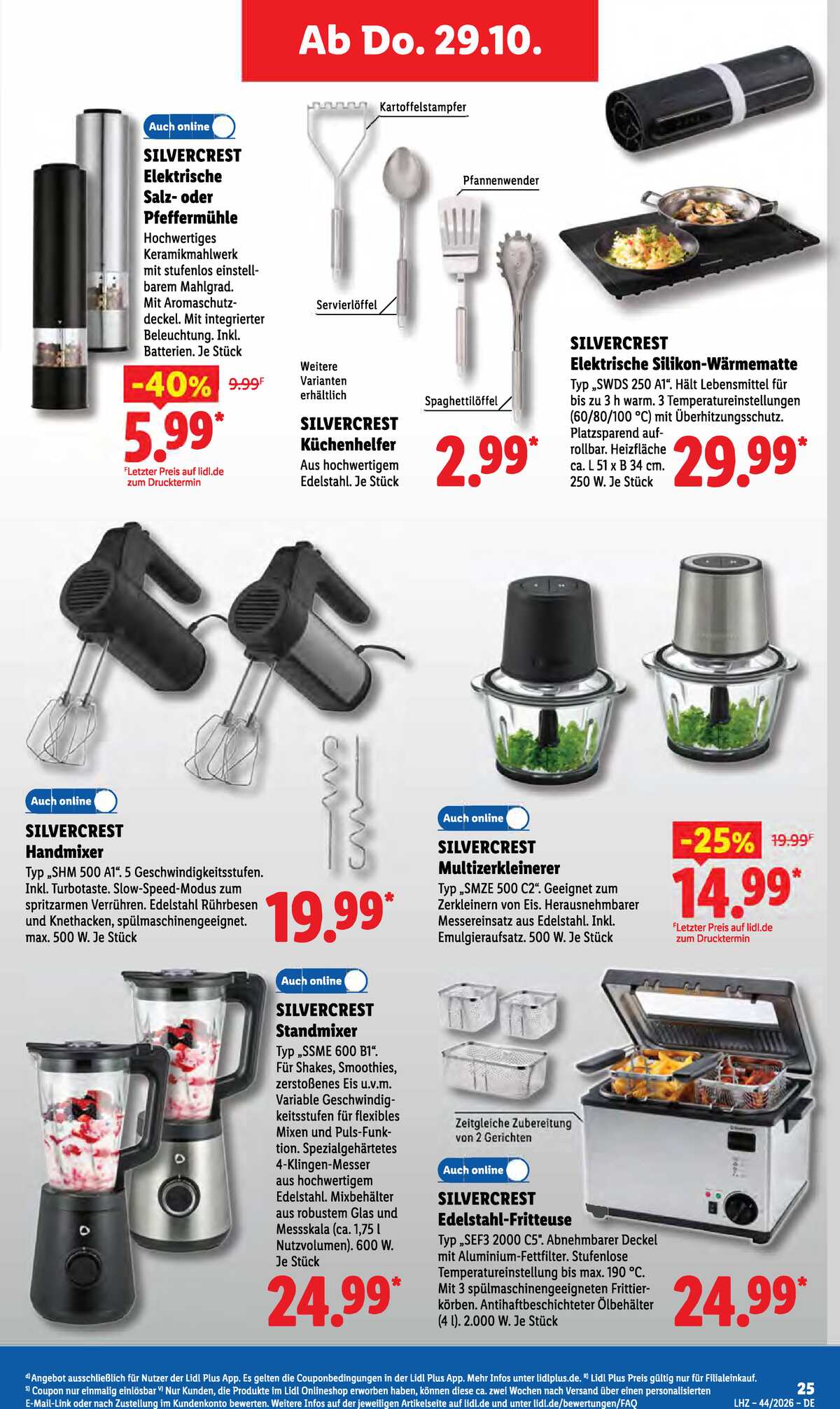 Leták Lidl Německo 26.10.-31.10.2026 strana 45