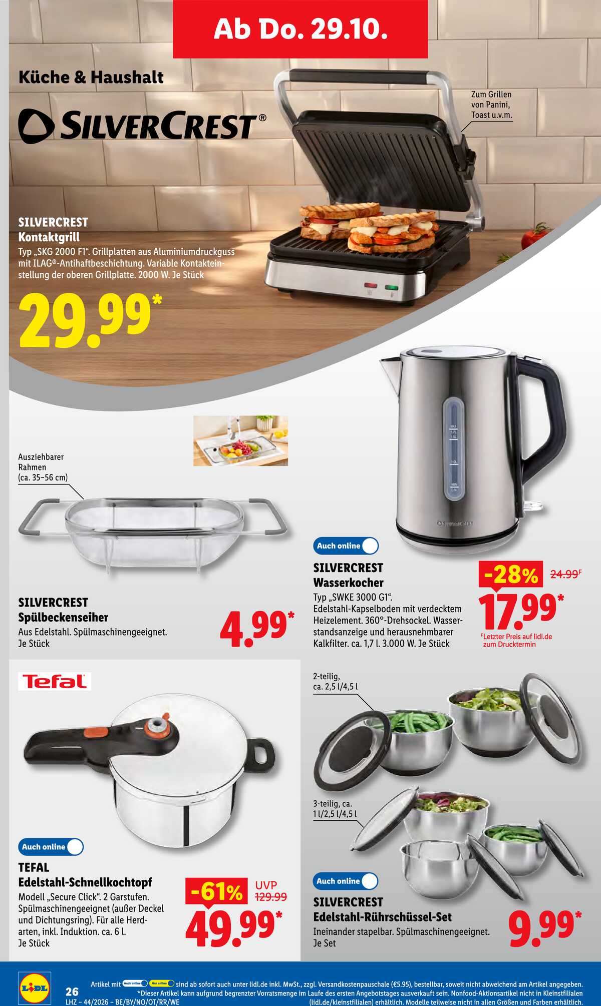Leták Lidl Německo 26.10.-31.10.2026 strana 46