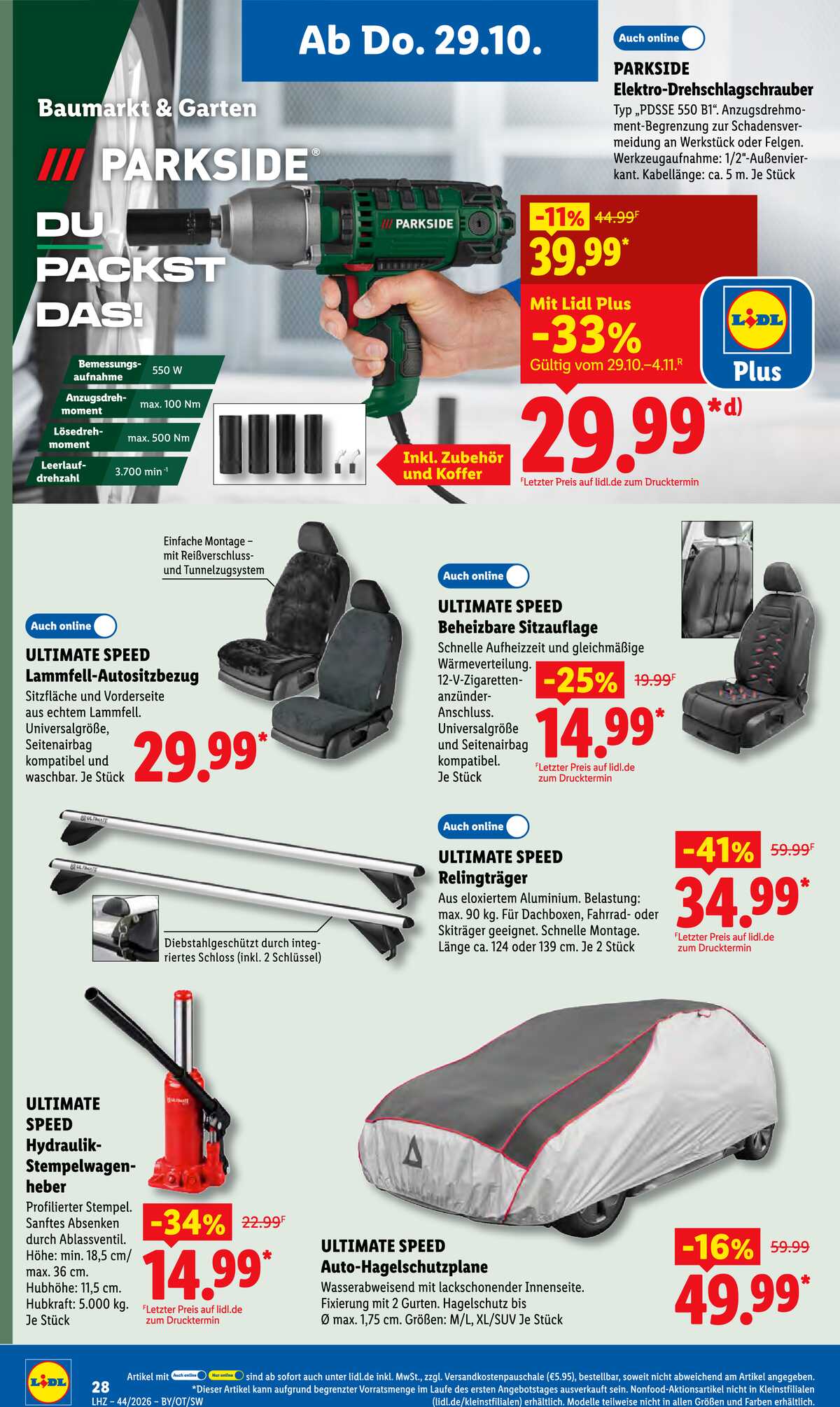 Leták Lidl Německo 26.10.-31.10.2026 strana 50