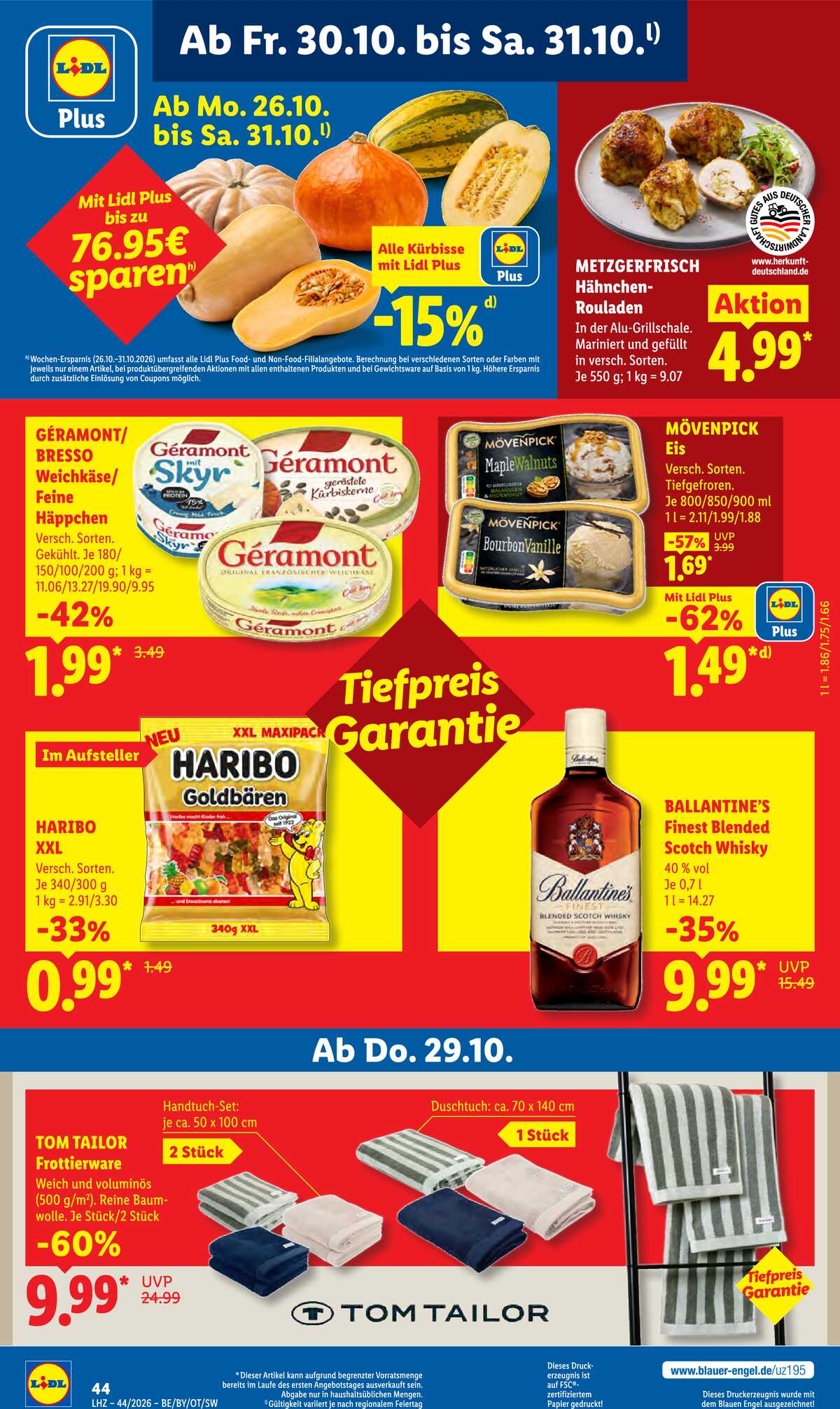 Leták Lidl Německo 26.10.-31.10.2026 strana 68