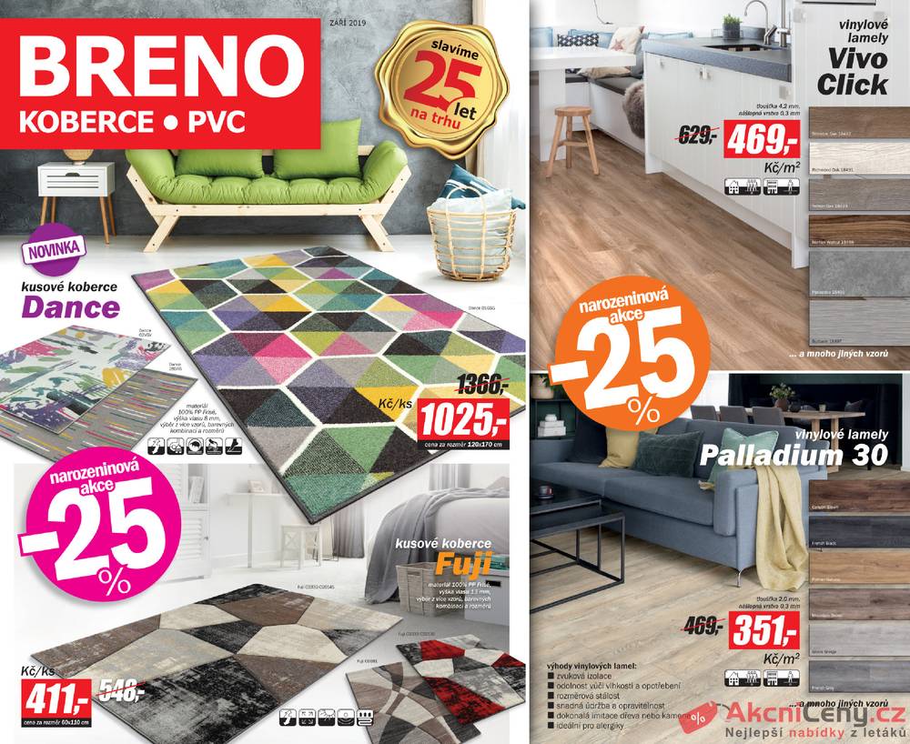 Leták Koberce BRENO - Koberce Breno 1.9. - 30.9. - strana 1 Leták Koberce BRENO - Koberce Breno 1.9. - 30.9. - strana 1