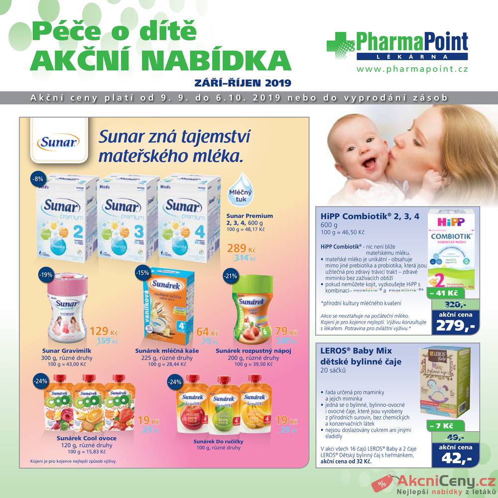Leták PharmaPoint - Pharma Point od 9.9. do 6.10.2019 - strana 1 Leták PharmaPoint - Pharma Point od 9.9. do 6.10.2019 - strana 1