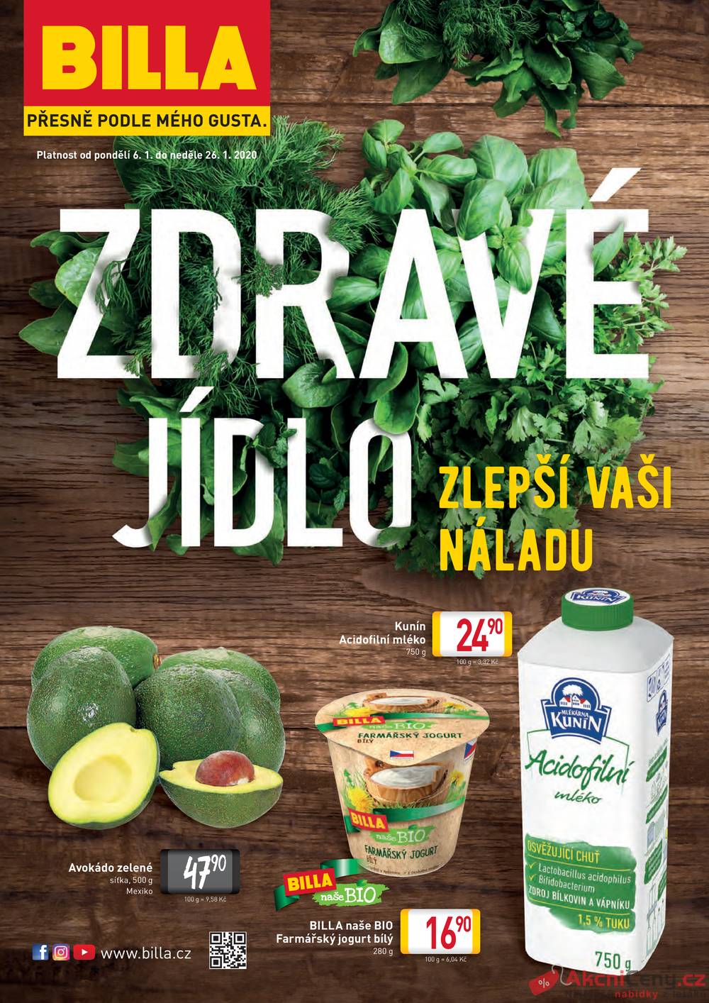 Leták Billa - Billa od 6.1. do 26.1.2020 - strana 1 Leták Billa - Billa od 6.1. do 26.1.2020 - strana 1