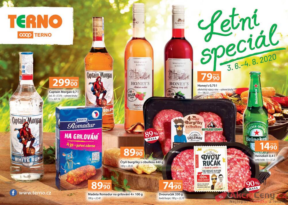 Leták Terno - Terno letní speciál od 3.6. do 4.8.2020 - strana 1 Leták Terno - Terno letní speciál od 3.6. do 4.8.2020 - strana 1