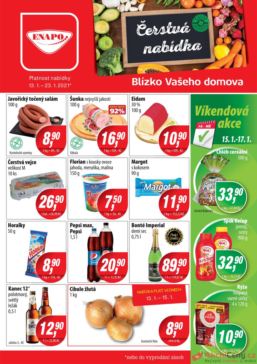 Leták ENAPO - ENAPO od 13.1. do 23.1.2021 - strana 1 Leták ENAPO - ENAPO od 13.1. do 23.1.2021 - strana 1