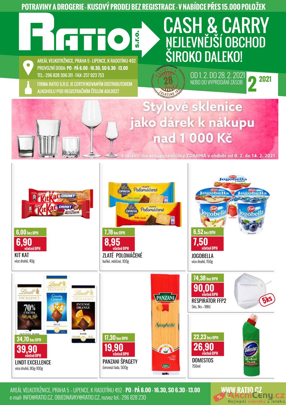 Leták Ratio - Ratio od 1.2. do 28.2.2021 - strana 1 Leták Ratio - Ratio od 1.2. do 28.2.2021 - strana 1