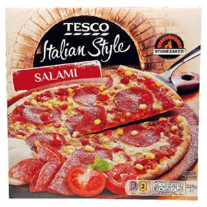 Tesco pizza Italian style