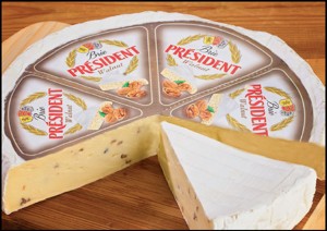 Président Brie s ořechy 60%