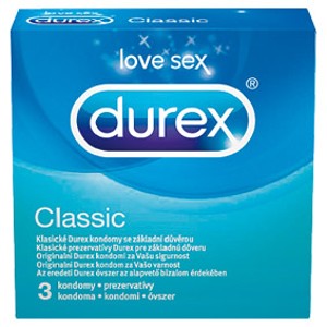 Durex kondomy 3ks, vybrané druhy
