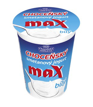 bílý smetanový jogurt MAX