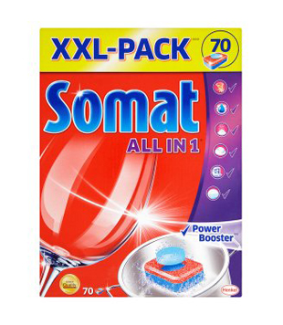 Somat tablety do myčky 70ks, vybrané druhy