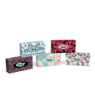 Tento Flatbox kosmetické utěrky, různé druhy