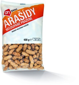 BASIC arašídy neloupané pražené