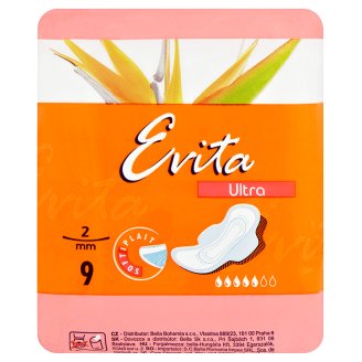 Evita Ultra hygienické vložky, vybrané druhy