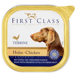 First Class Kompletní krmivo pro psy - paštika s kuřetem 300g