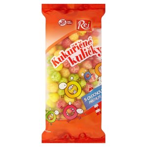 Rej Kukuřičné kuličky s ovocnou příchutí 45g