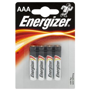 Energizer AAA 1,5V alkalické baterie 4 ks
