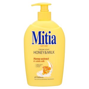 Mitia Tekuté mýdlo s dávkovačem honey & milk 500ml