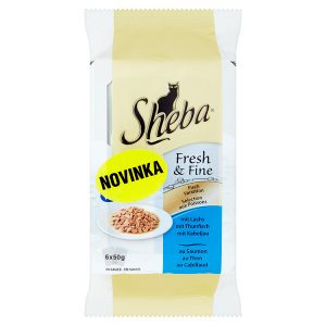 Sheba Fresh & Fine Rybí výběr ve šťávě 6 x 50g