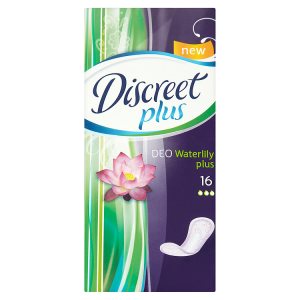 Discreet Plus Deo water lily plus silné a absorpční intimky s vůní 16 ks