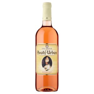 Víno Mikulov Svatý Urban růžové víno polosladké 0,75l