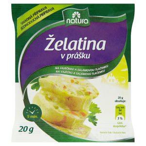 Natura Želatina v prášku na vaječnou a salámovou tlačenku 20g